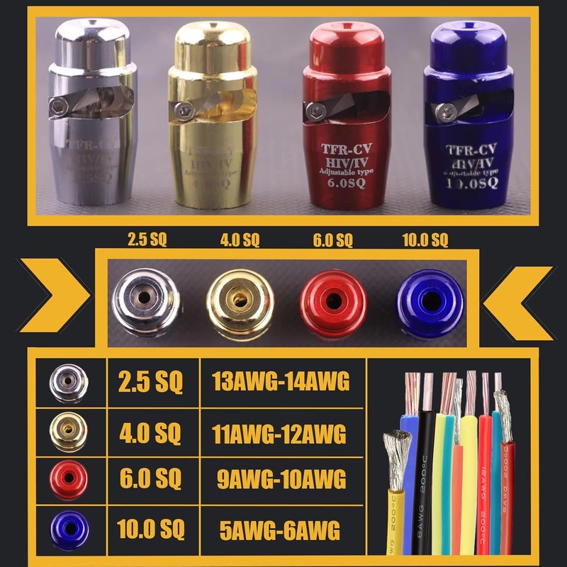 Wire Stripper for Drill, Wire Stripping and Twisting Tool, Quickly