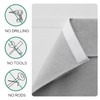 HOMEIDEAS Blackout Linen Sidelight Curtains for Front Door, Side Door