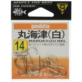 Gamakatsu Marukaizu Hook White No. 14 Fishing Hook