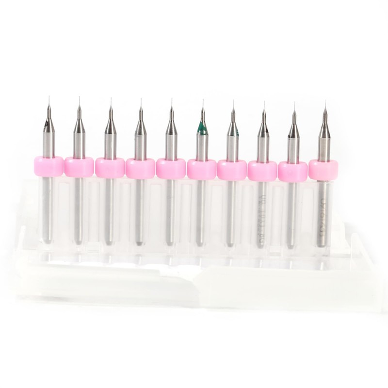 PCB PCB Carbide Micro Drill Bit Tool Set 0.1 mm