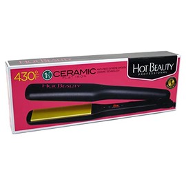 Kiss Products Hot Beauty Flat Iron, 1.5 Inch, 1 Pound