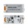 APKLVSR 2.13 Inch E-Ink LoRa Display Module, ESP32-S3 LoRa USB