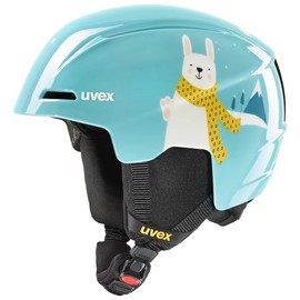 uvex Viti - Lightweight Ski Helmet for Children - Individual Size Adjustment - Optimised Ventilation - Turquoise Rabbit - 51-55 cm