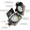Proster Proster Military Marching Compass Professional Pocket Compass Navigation Compass