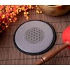 NKlaus 15 cm Round Singing Bowl Cushion, Dark Grey -