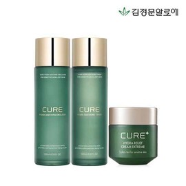 Kim Jeong-mun Aloe [Kim Jung Moon Aloe] Cure Hydra Soothing Moisturizing Set / [김정문알로에] 큐어 하이드라 진정보습 세트