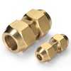 TURBRO Copper Pipe Joint Connectors for Air Conditioner Tube Extension,