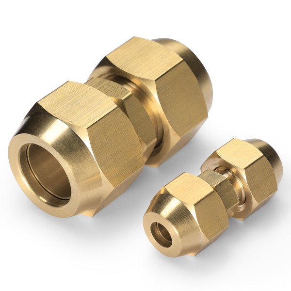 TURBRO Copper Pipe Joint Connectors for Air Conditioner Tube Extension,