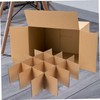 HOMOCONO 1 Set Cardboard Dividers for Moving Boxes Glassware Packaging