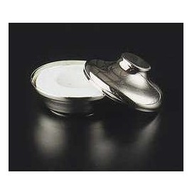 Chrome Shaving Bowl with Sandalwood Scented Soap (ZIN: 415488)