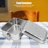 Single Layer Lunch Box Food Bento Container Stainless Steel 304