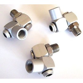 3 Goliath Industrial Aluminum Air Swivel Fitting Connectors Hose Tool Coupler