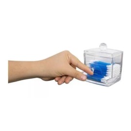 Kuk Organizador Dispensador De Cotonetes Despachador De Hisopos