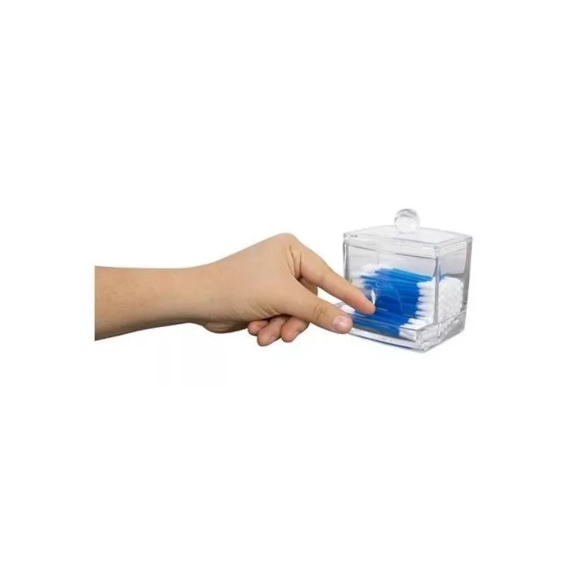 Kuk Organizador Dispensador De Cotonetes Despachador De Hisopos