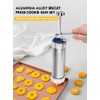 Professional Aluminum Cookie Press Set with 20 Discs & 4