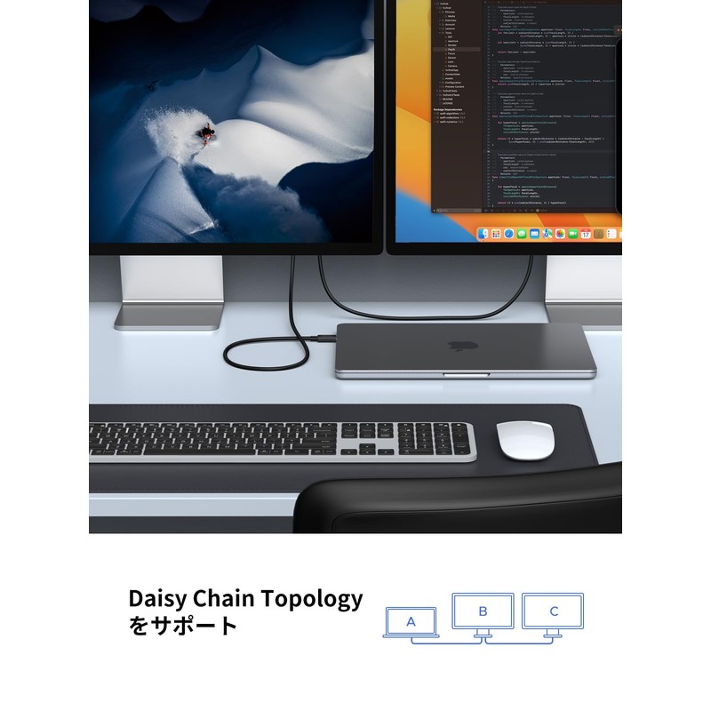 UGREEN TBT5 240W Thunderbolt5 Cable 1m