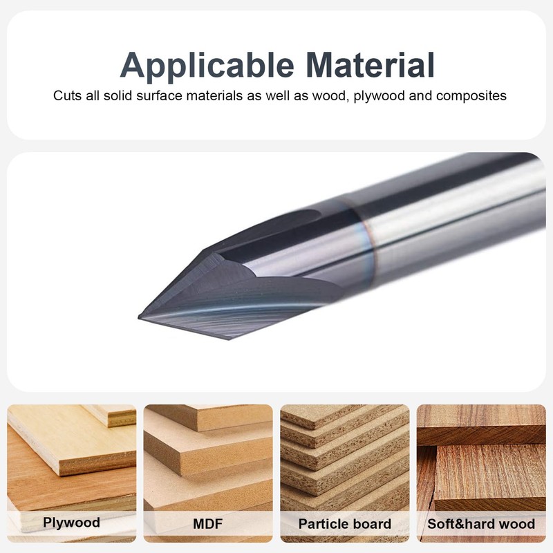 SpeTool V Groove Router Bits Chamfer Router Bit CNC V