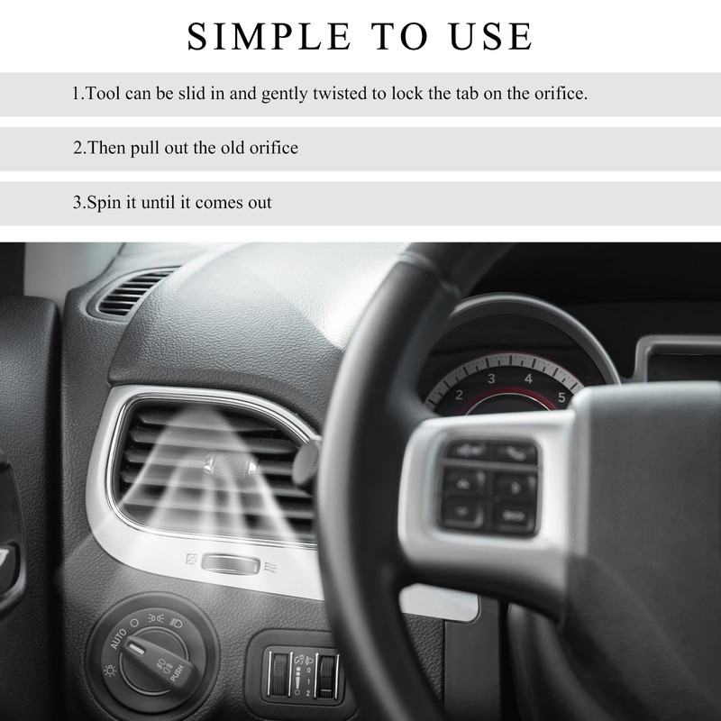 ZNDAW AC Orifice Tube Removal Tool, Professional Stainless Steel A/C