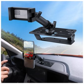 WXRYLYN 2024 2023 Maverick Dash Mount Phone Holder for 2022 2023 2024 Ford Maverick Metal Dash Platform Phone Mount Phone Holder 2024 Maverick Cell Phone Holder Dash Phone Mount
