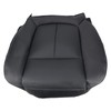 AUTOKAY Black Driver Bottom Leather Seat Cover Fits for Ford