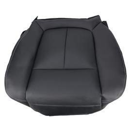 AUTOKAY Black Driver Bottom Leather Seat Cover Fits for Ford F150 Lariat 2009-2014
