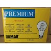 Damar (1) 4 Pk DAMAR 25W Frosted 130v Medium Brass