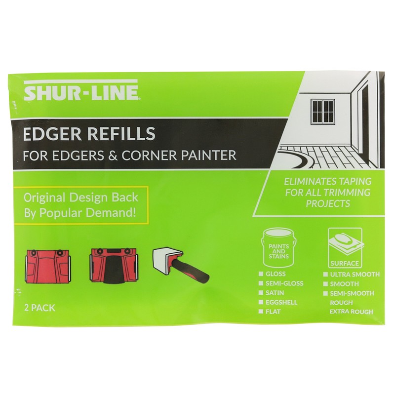 Shur-Line 2006561 Paint Edger Pro with Two Pack of 2001044