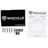 Pair Rockville RT5 2.8" Aluminum Car/Pro Tweeters w Titanium Diaphragm+Kapton