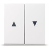 Gira 029403 Rocker Switch with Arrow Symbol System 55, Pure