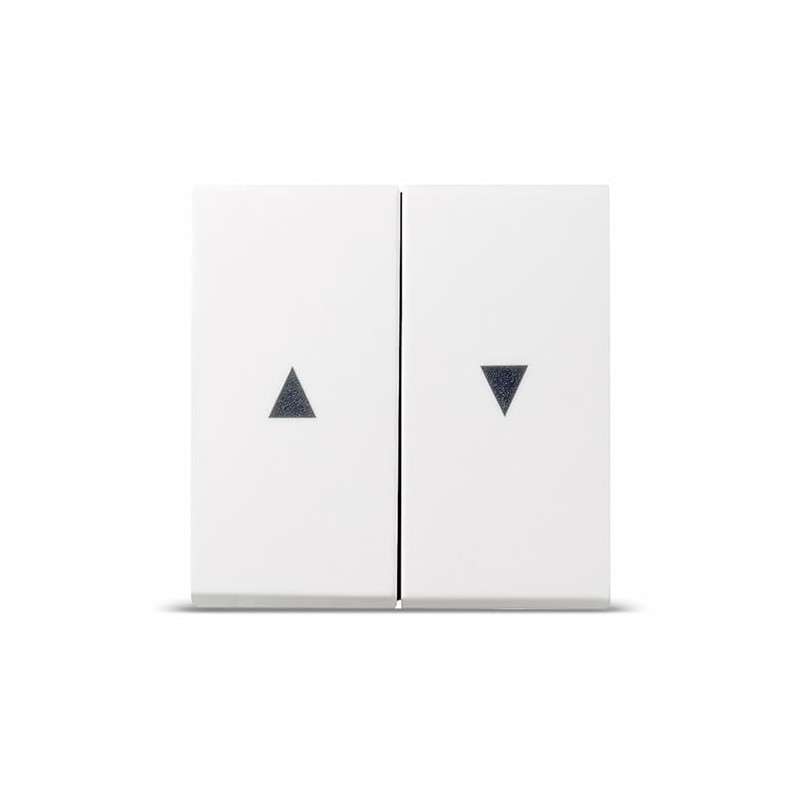 Gira 029403 Rocker Switch with Arrow Symbol System 55, Pure