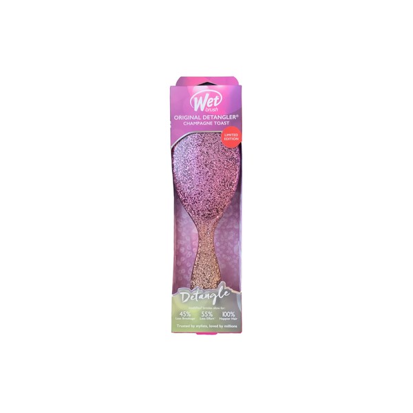 Wet Brush Original Detangler Champagne Toast- Fizzy Pink