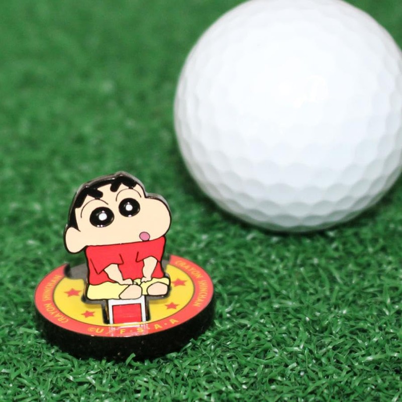 HOKUSHIN TRADING MK0458 Crayon Shin-chan Upright Marker Golf Marker