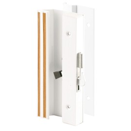 Prime-Line C 1191 Low Profile/Low Base White Aluminum Latch Handle (Single Pack)
