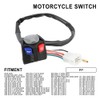 Runfarr Motorcycle Handlebar Switch, Plug & Play On/Off Switch Grip