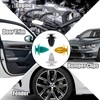 60 PCS Car Panel Clips, Four Sizes Ranging from 8mm