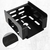 Partsam 1 Set Square Black Trailer Tail Light Mounting Box