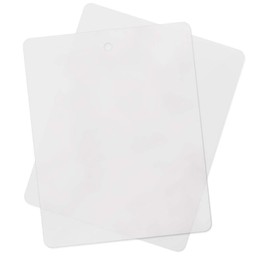 (2 Pack) Thin Clear Flexible Cutting Board Mat 12 x 15 inch