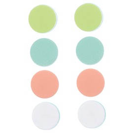 WOONEKY 8pcs Electric Nail File Replacement Pads for Nail Trimmer Grinding Heads Blue Base Easy to Install for Newborns and Boys and Girls Care