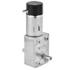 DC Worm Gear Motor 15mm Double Shaft Speed Reduction Drive