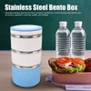 Lunch Box, 3 Layers Stackable Stainless Steel Thermal Insulated Lunch