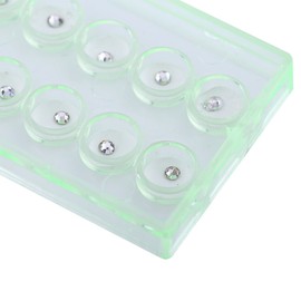 Pack of 10 Glittering Tooth Gem Kit, 2 mm Acrylic Tooth Jewelry Gems Kit, Not Easy to Fall Off, DIY Manicure Shop for Tooth Decor Nails Decor Home