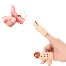 SEVEN MINE Férula Dedo Stack [1Pza, 3 Tamaños]: Sujeción Firme con Velcro, Alivio y Movilidad (Medium)