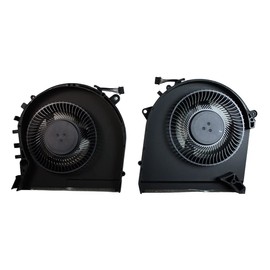 Power4Laptops 12-Volt-GeForce GTX10 / RTX2060 Grafik Version Ersatz Notebook Lüfter (Paar) kompatibel mit HP Omen 17-cb0000np