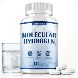 Hydrogen Water Tablets with Magnesium -12 PPM Hydrogen Tablets for Drinking Water Molecular Hydrogen Water Supplement for Cellular Health Healthy Aging
