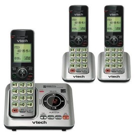VTech CS66293 CS6629-3 Cordless Digital Answering System, Base and 2 Additional Handsets