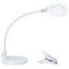 Brightech LightView Pro Flex 2 in 1 Magnifying Desk Lamp,