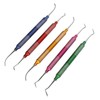 5Pcs Dental Gracey Curettes Curette Hand Scaler Universal Surgical Instrument