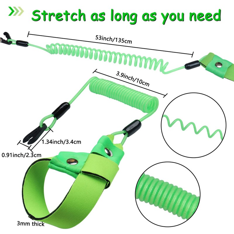 2PCS Jet Ski Lanyard Wrist Strap Kill Switch Lanyard for