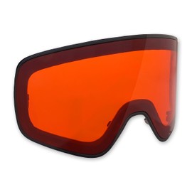 Black Crevice Unisex Replacement Lens, Unisex, Ersatzscheibe, Orange, One Size