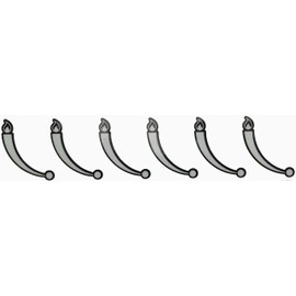 6X Gas Hob Stove Cooker Flame Symbols Decals Indicators Knob Stickers